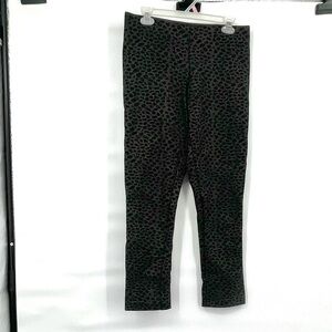 Atelier Luxe Boutique leopard print pull on career pants